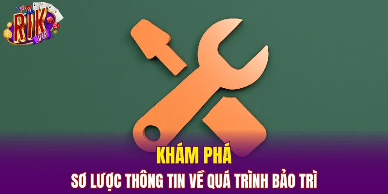 Khám phá sơ lược thông tin về quá trình bảo trì