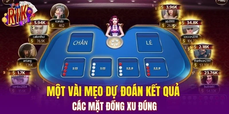 Một vài mẹo dự đoán kết quả các mặt đồng xu đúng